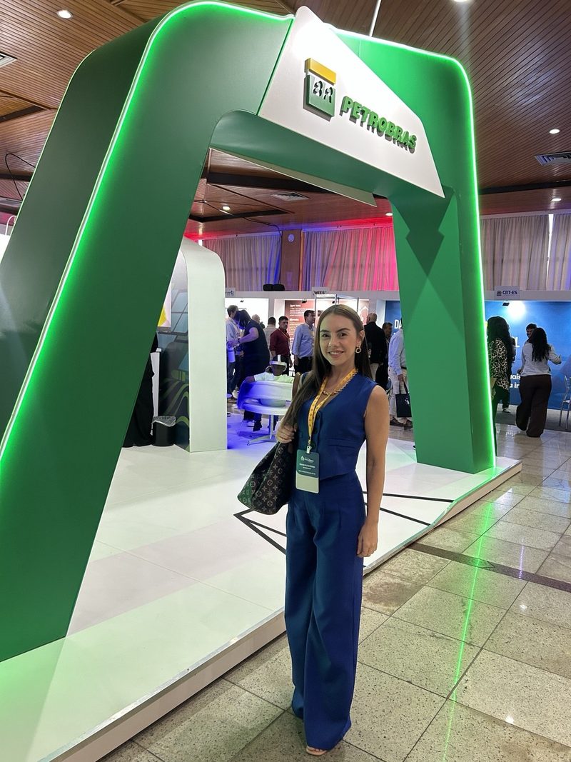 Ana Luísa em evento profissional